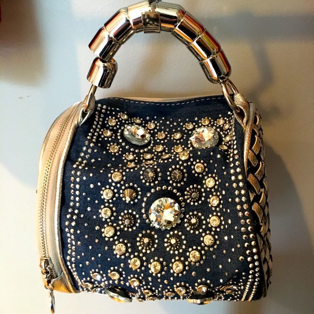 Embellished Satchel/CrossBody NWOT